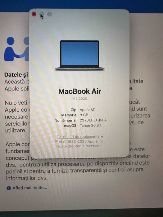 Apple MacBook Air M1 2020 13" | 8GB RAM | 256GB SSD | Full Box