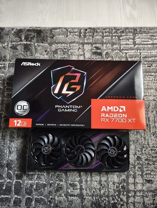 Видеокарта RX 7700XT 12GB Asrock Phantom Gaming