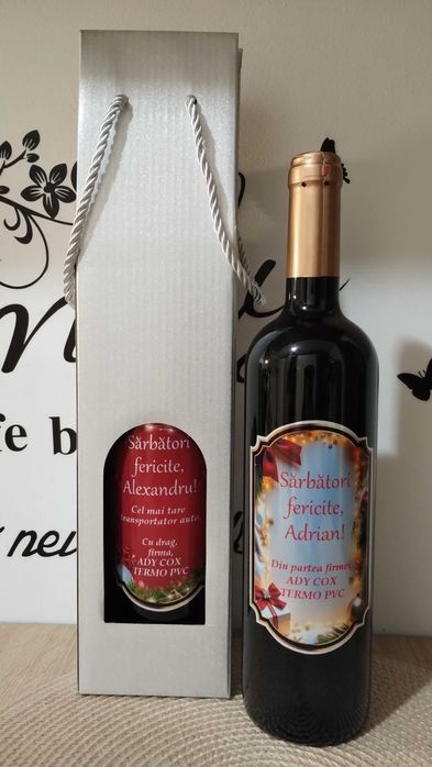 Sticle personalizate - cadou deosebit de Craciun, Paste, zi de nastere