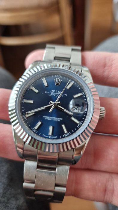 Rolex datejust blue dial