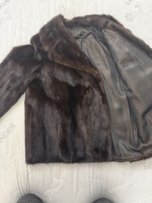 Haina din blana naturala de nurca marimea m-l