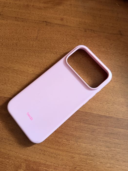 Husa de protectie Apple Beats cu MagSafe pentru iPhone 17 Pro Max, Pebble Pink