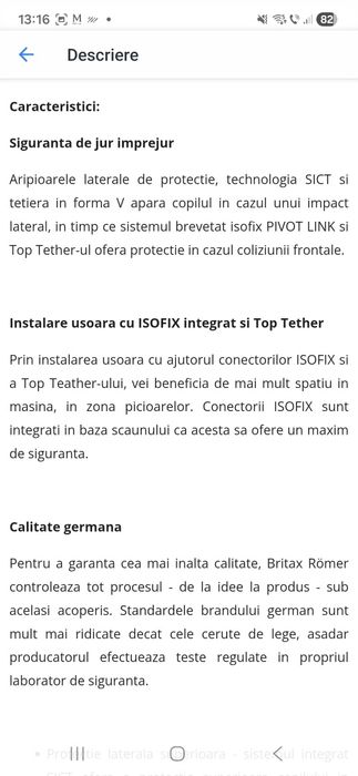 Scaun Auto Britax Romer trifix2