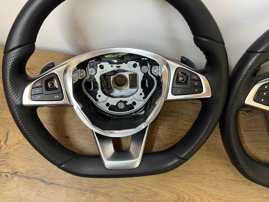 Оригинален с перфорирана кожа Мулти волан с пера Mercedes A Class AMG