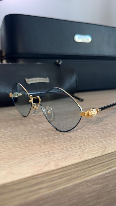 Chrome Hearts слънчеви очила в синьо