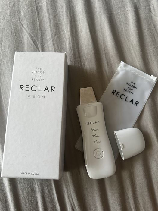 Reclar Exfoliant galvanic pentru terapie cu lumină argintiu