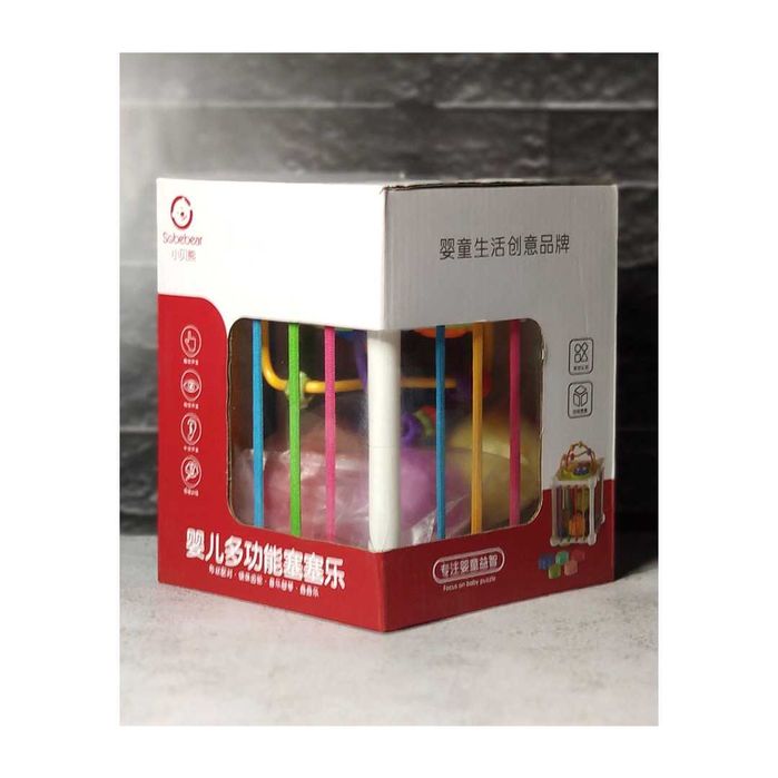 Сенсорный куб сортер для малышей. Отличный подарок малышу