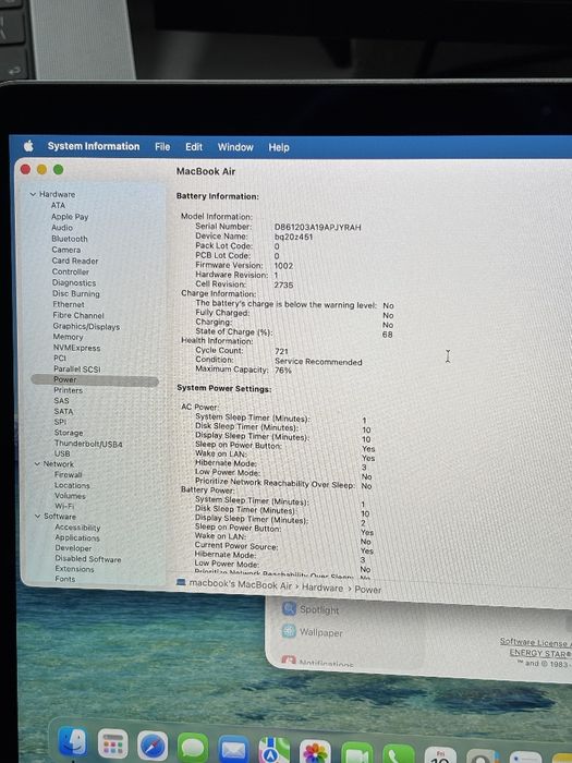 Macbook Air M1 8/256 full box