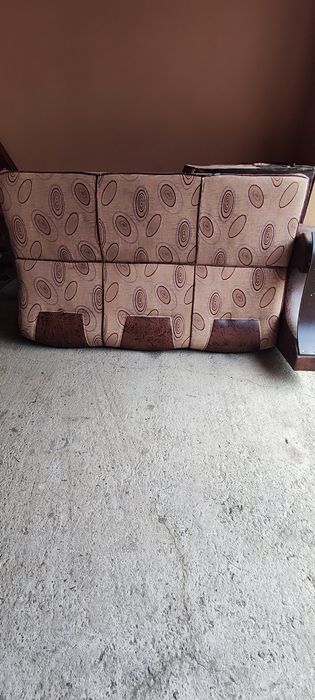 Colțar, extensibil, 3 piese, se face canapea/pat