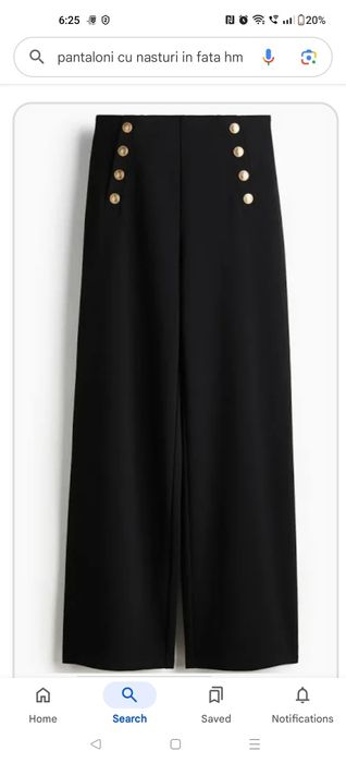 Pantaloni h&m negri marime xl