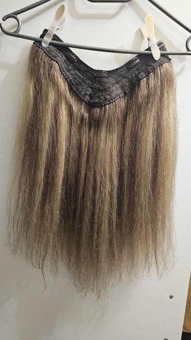 Extensii de par natural blond/șuvițe