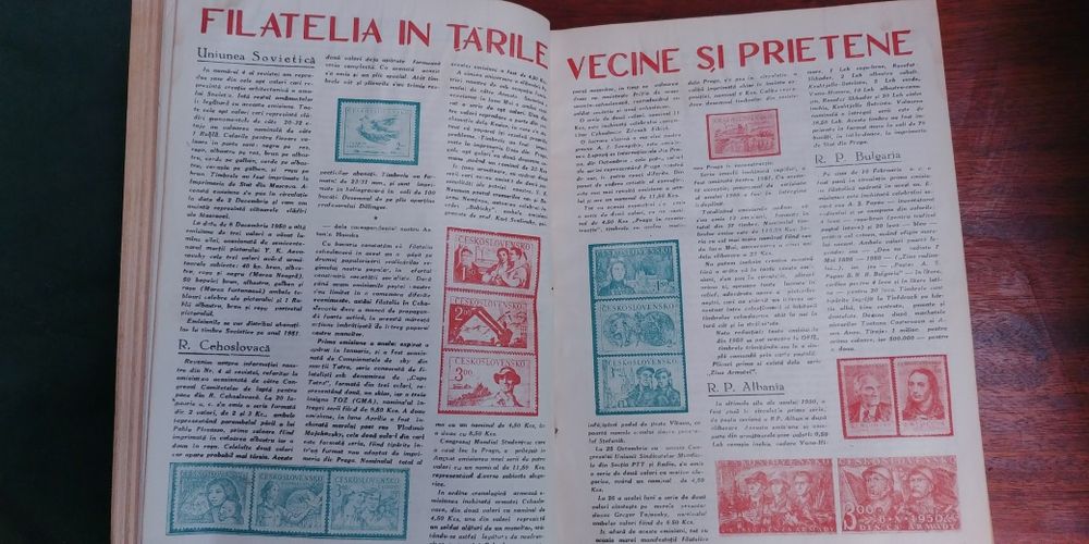 Carte timbre FILATELIE 1950 numarul 1 publicat