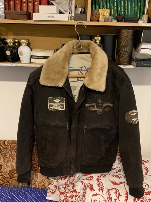 Geaca  din piel Pilot 21 putin folosita