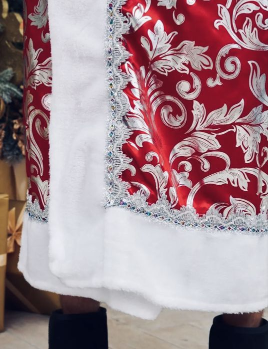 ПРОКАТ Костюм дед мороза новый