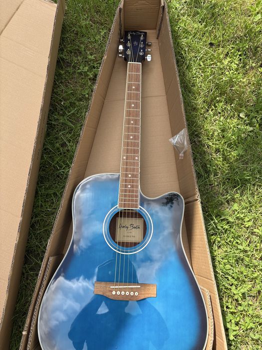 Chitara electro-acustica harley benton d-120ce tbs