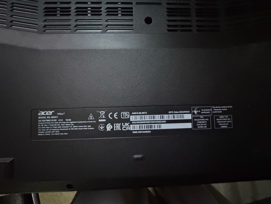 acer nitro 5 rtx4060 8gb озу 16гб