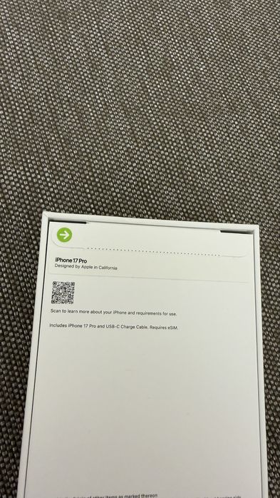 iPhone 17 pro 256 GB Orange, Esim