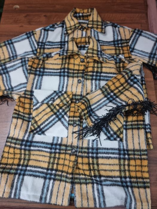 Пальто рубашка тёплое драпрвое