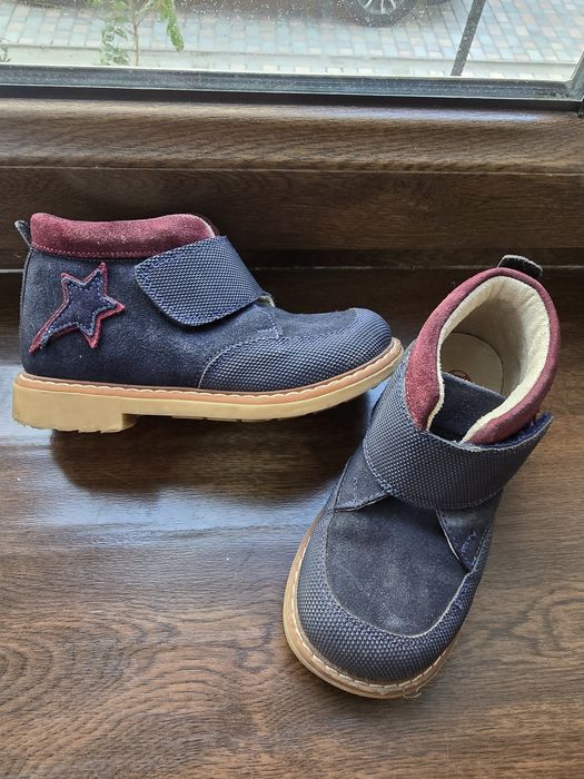 Детские теплые артопедические ботинки, размер 27