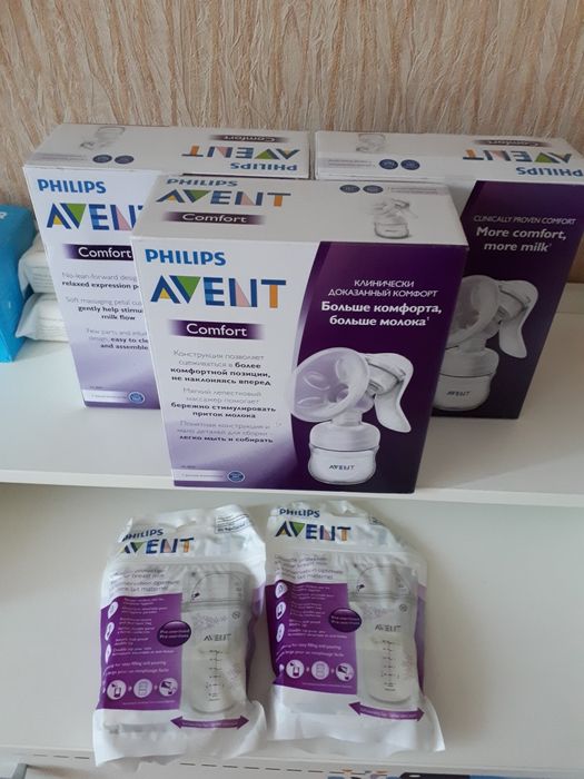 Новые  молокоотсосы AVENT. Оригинал.