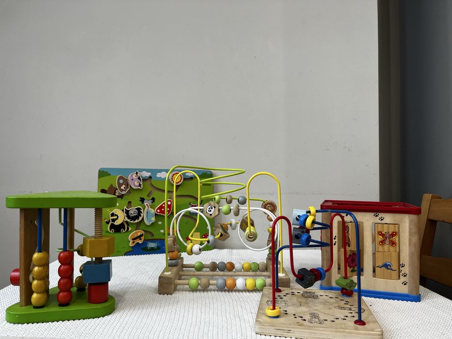 Лот дървени играчки