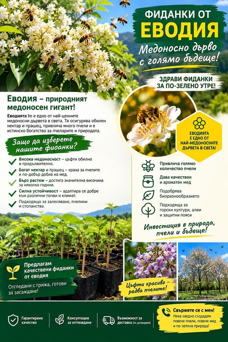 Фиданки от еводия