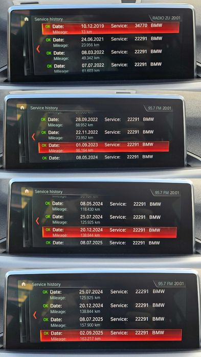 BMW X1 facelift 2019 / 2.0d 150 CP / faruri LED / full istoric BMW
