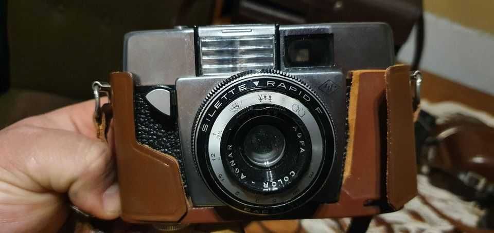 Colecție 6 Aparate Foto Vechi + Geanta