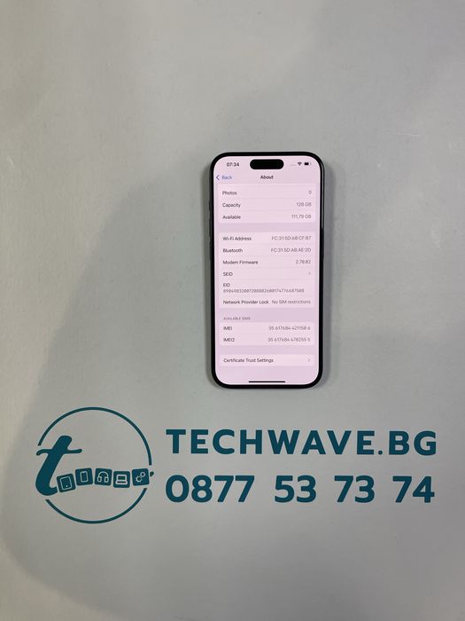 Apple iPhone 15 Pro 128GB Blue Titanium 86%