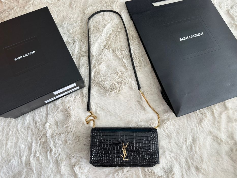 Geantă YSL originală nouă cutie bon tot