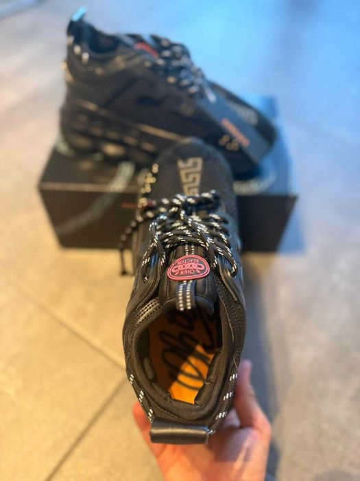 #SUMMER SALE# Sneakers Versache Chain Reaction Triple Black Adidasi Sport Versace Chain Incaltaminte Sport Versache Chain Negru - Predare Personala