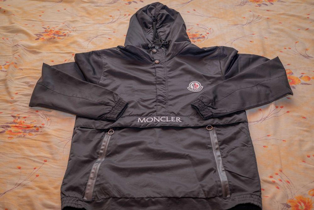 Jachetă Moncler Anorac Neagră - Mărime XL