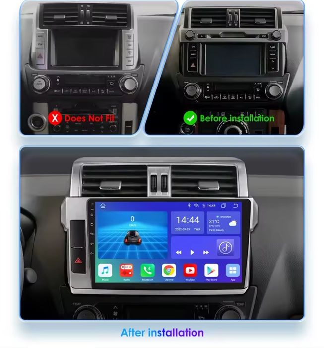 Navigatie android Toyota Land Cruiser Prado