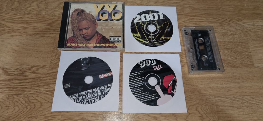 Lot 4 cd-uri si o caseta audio rap hip-hop  (Spike, Nico, Dre)