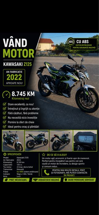 Kawasaki Z125 an 2022