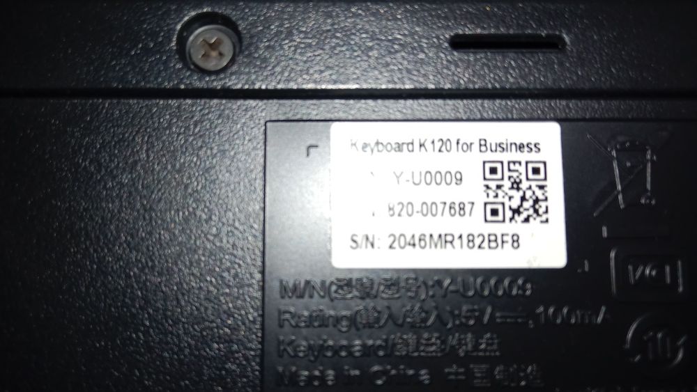 Клавиатура проводная Logitech k120