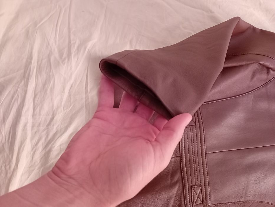 geaca piele naturala dama doamne jacheta marime s noua