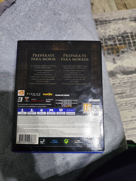 Продам dark souls trilogy ps4