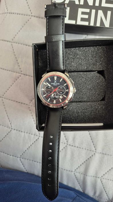 Ceas Daniel Klein Exclusive nou,curea piele,la cutie