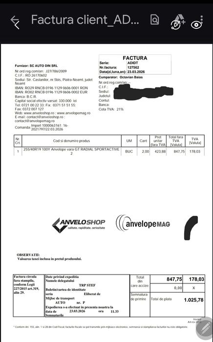 Anvelope vara SPORTACTIVE 2 - 255/40R19 100Y