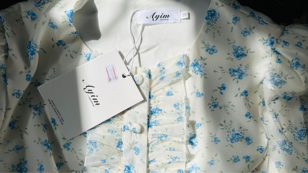 платье из шифона