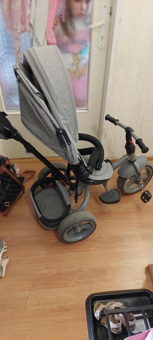 Триколка LORELLI NEO с Въздушни Гуми, Grey, Luxe