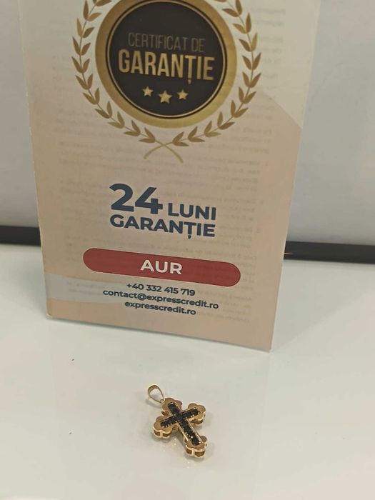 (AG41) Pandativ aur 14K b5974 Certificat de garantie