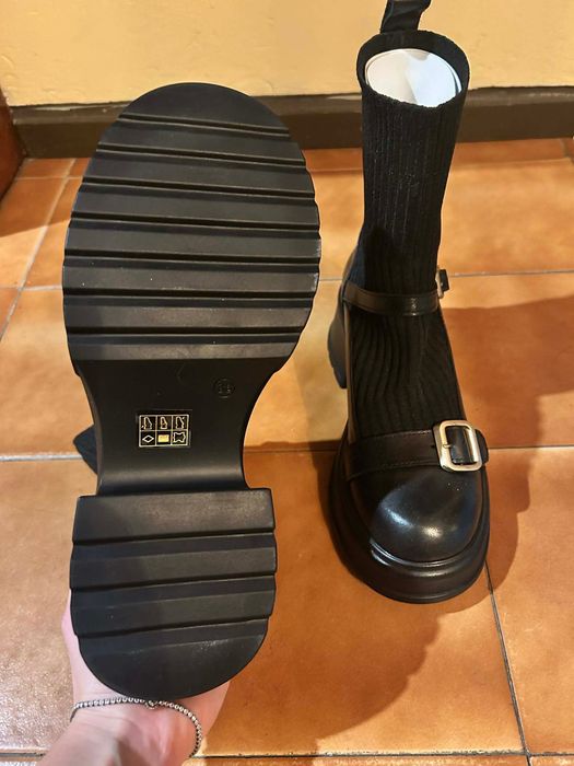 Обувки, нови, естествена кожа, 38 номер