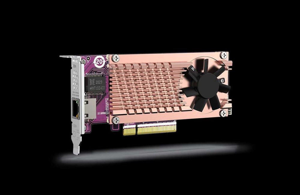 QNAP 10Gbe Expansion Card QPQM2-2P10G1TB 2 x PCIe Gen3 NVMe SSD