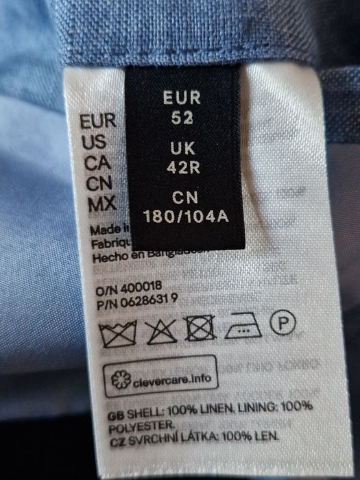 Чисто нови! Сако H&M 100% лен ; Сако H&M 60/40  памук и лен