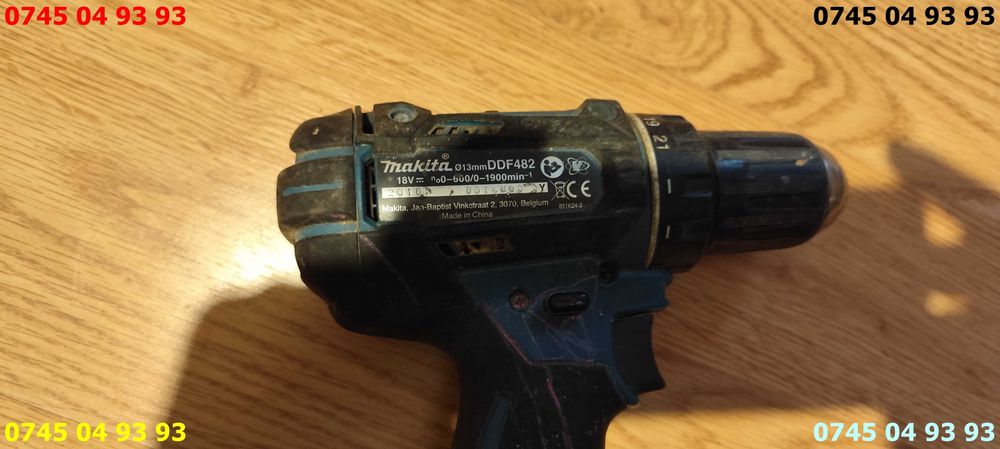 filetanta bormasina makita DDF482 nu porneste se aprinde ledul