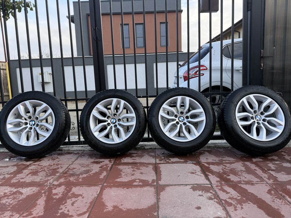 Set jante + anvelope de iarna bmw originale
