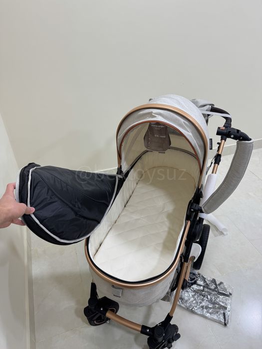 Детская коляска 2в1 Ining Baby K023 для новорождённых до 3 года