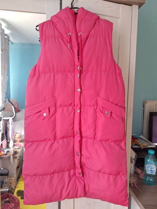 Дамски розов елек М\Л